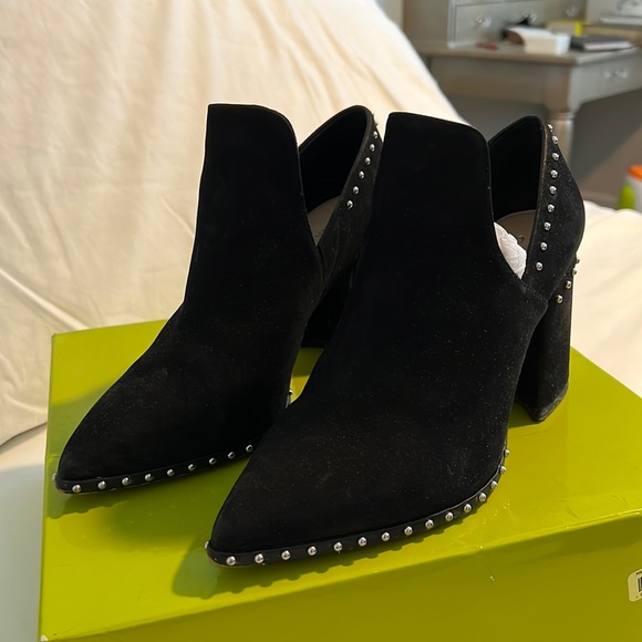 Gianni Bini Shoes - Gianni Bini Daveigh Womens Black Short Heeled Boots